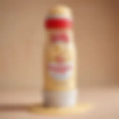 Spoonful of Kewpie mayonnaise against a contrasting background