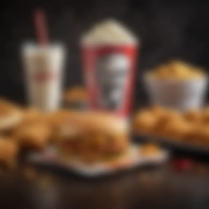 KFC promotional menu showcasing discounts