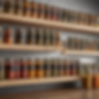 Personalized Spice Solutions Customizable large jar spice rack with personal touches