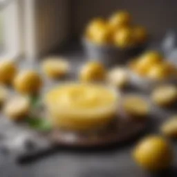 Vibrant lemons and fresh ingredients
