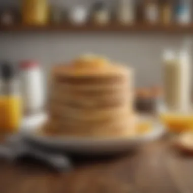 Ideal Storage Solutions for Homemade Pancake Mix A neatly organized storage solution for pancake mix