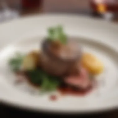 Elevating the Dining Experience Plated filet mignon with garnishes and sides