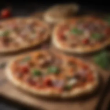 Exploring Diversity: Varieties of Flatbread Pizza Variety of flatbread pizza styles displayed