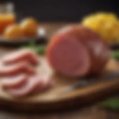 Key tools for perfect slicing Essential tools for slicing ham elegantly