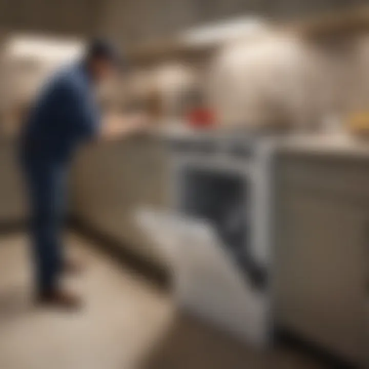 Visual representation of common troubleshooting scenarios for Maytag disposal units.