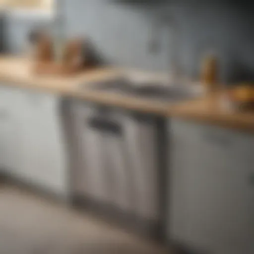 Close-up view of a Maytag disposal unit showcasing its sleek design and functionality.