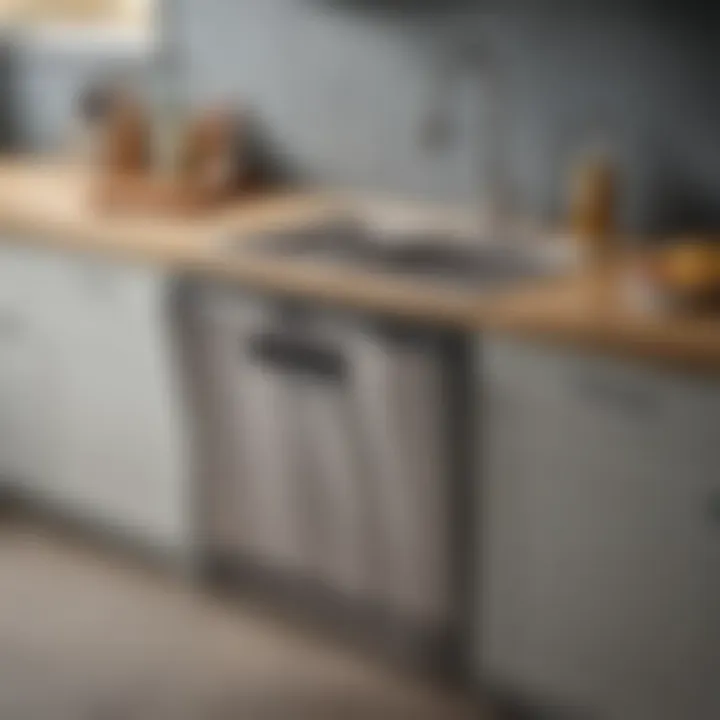 Close-up view of a Maytag disposal unit showcasing its sleek design and functionality.