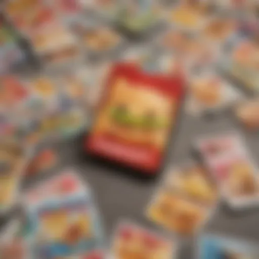 Display of McDonald's Pokémon cards showcasing various designs