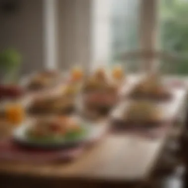 An inviting dining table set for a healthy meal