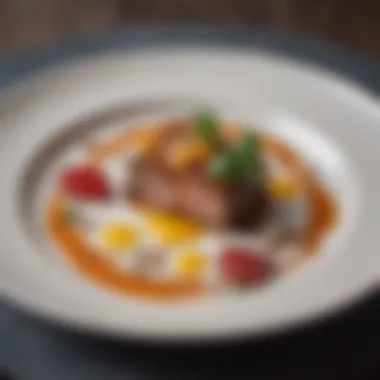 Beautifully Plated Dish from the Cookbook A close-up of a beautifully plated dish highlighting culinary creativity.