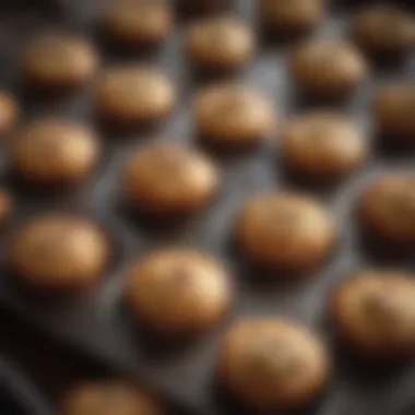 Muffin Pan in Action: Enhancing the Baking Experience Muffin pan in action with spikes enhancing baking