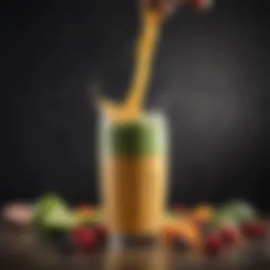 The Power of Blending for Smooth Textures High-performance blender showcasing smooth consistency of a smoothie
