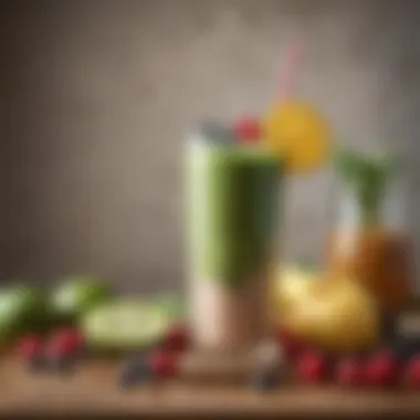 Health Benefits of Smoothie Ingredients Nutritional benefits displayed alongside a delicious smoothie