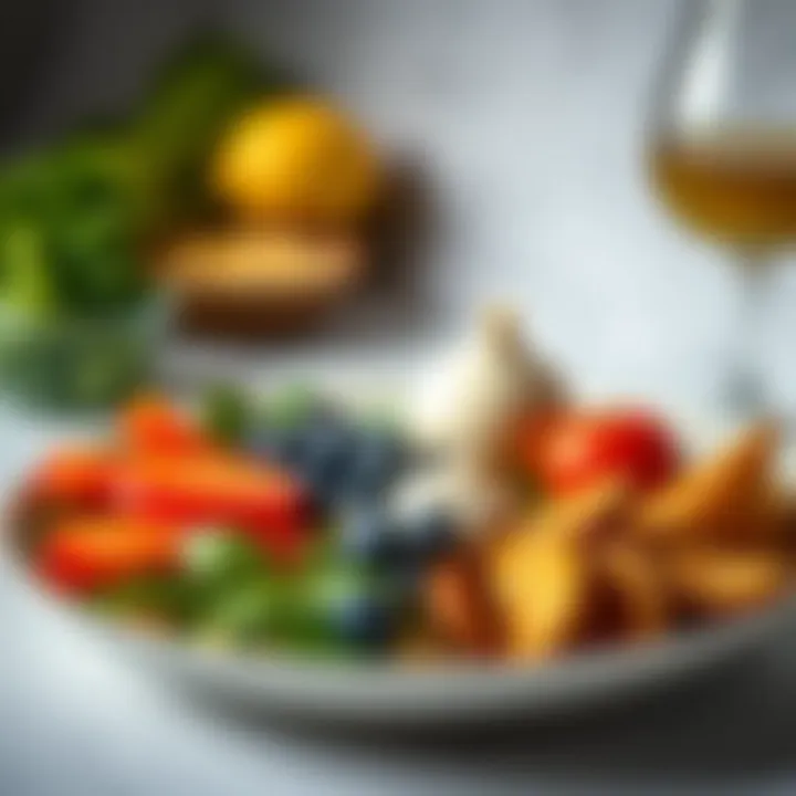 A balanced plate showcasing macronutrients with a focus on portion sizes