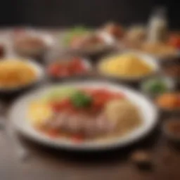 Healthy plate showcasing diabetic-friendly foods