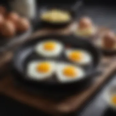 Benefits of a Seasoned Cast Iron for Eggs Cast iron pan seasoned for egg preparation