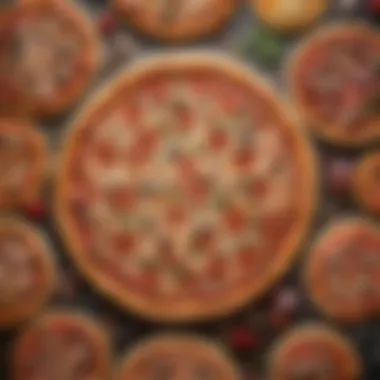Global Variations of Pizza A colorful assortment of international pizza styles from around the world.