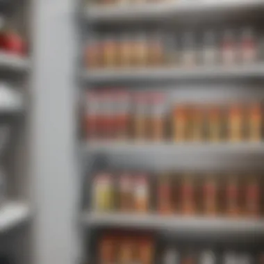 Smart Storage Solutions with Foil Holder Racks in the Pantry Organized pantry featuring foil holder racks, symbolizing smart culinary storage