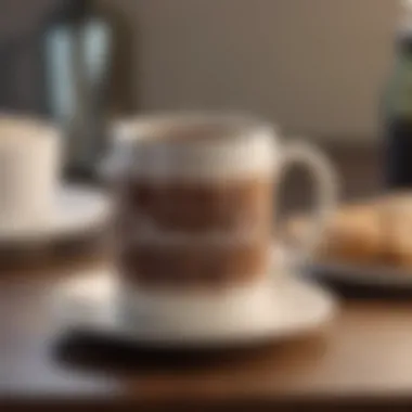 A personalized mug with a heartfelt message displayed on a table