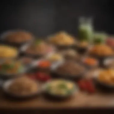 Diverse Choices for Post-Workout Meals A variety of nutrient-rich post-workout food options