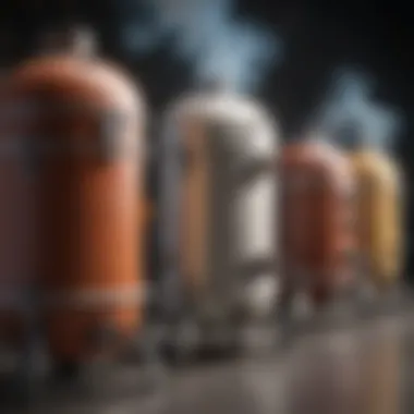 Comparison of Various Propane Gas Smoker Models Different models of propane gas smokers displayed side by side