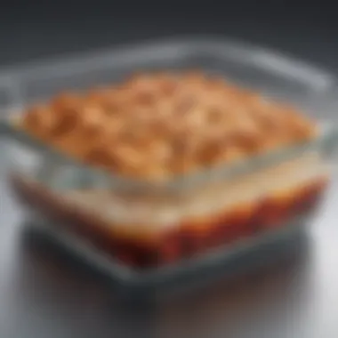 Elegance in Pyrex: A Showcase of Design An elegant Pyrex dish showcasing its clarity and timeless design