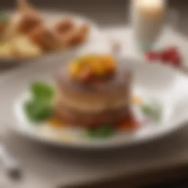 Culinary Elegance on a Plate A beautifully plated dish capturing culinary elegance