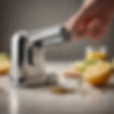Functionality of Smeg Can Opener Smeg can opener in action demonstrating its functionality