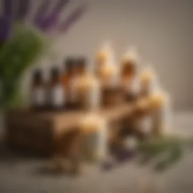 Soothing Candles and Essential Oils Selection A selection of soothing candles and essential oils in a bereavement box