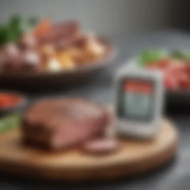 User-friendly interface of the Soraken meat thermometer app