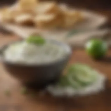 A historical depiction of sour cream and onion ingredients