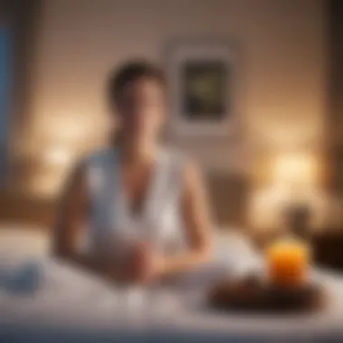 Mindfulness Practices for Improved Sleep A serene person meditating before bed