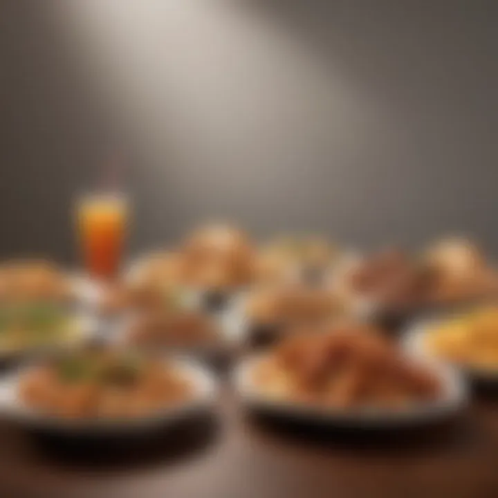 A vibrant selection of TGIF lunch dishes showcasing variety and freshness