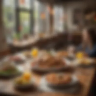 An inviting table set for a casual lunch experience at TGIF