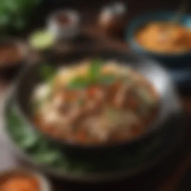 Savoring Thai Flavors in a Tranquil Atmosphere A serene setting for enjoying Thai culinary delights