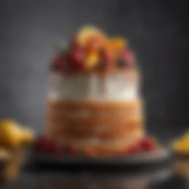 Capturing the Essence of Cake Decoration A dynamic video setup showcasing the art of cake decoration