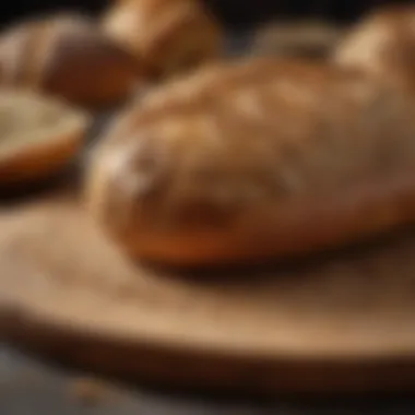 Artisan Bread with Intricate Scoring An array of artisan bread with intricate scoring designs