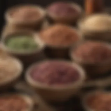Rustic Bean Collection A wide variety of beans presented in rustic bowls.