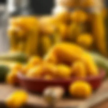 Nutritional Insights of Small Pickles Nutritional benefits of small pickles highlighted in a graphic