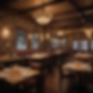 A cozy and inviting steakhouse ambiance