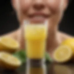 Nutritional profile of lemon juice