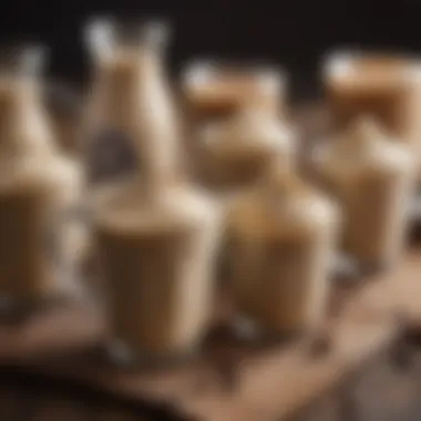 Vegan Coffee Creamers: Delicious Alternatives Selection of vegan coffee creamers on a table