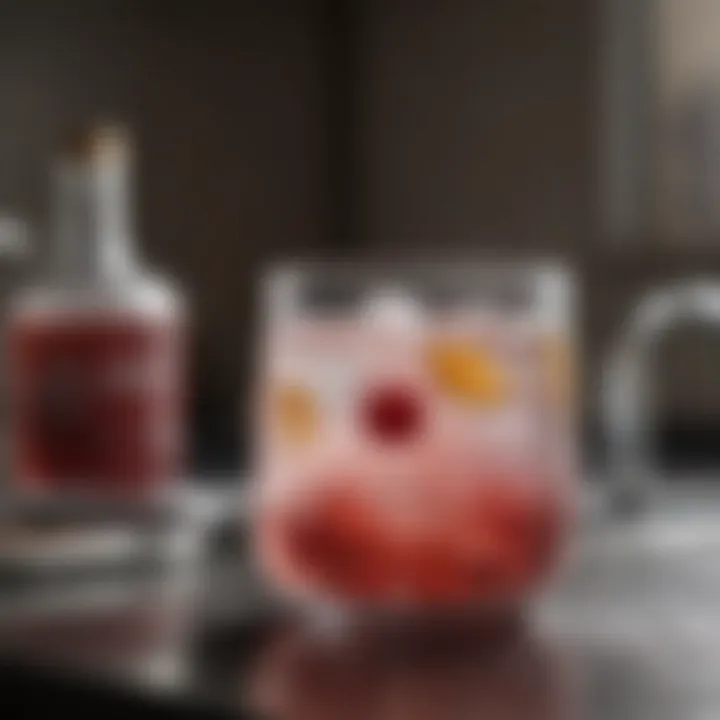Illustration of the fermentation process in hard seltzer production