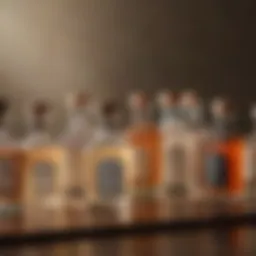 A selection of Patron tequila bottles showcasing different varieties