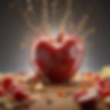 Impact of Cholesterol on Heart Health Heart health infographic