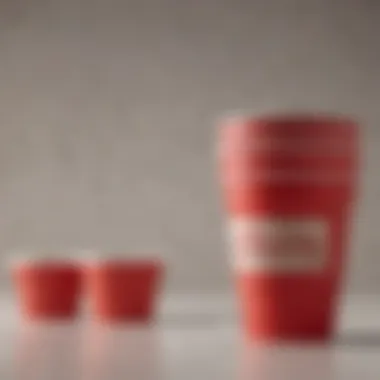 A visual comparison of Solo cups alongside eco-friendly alternatives