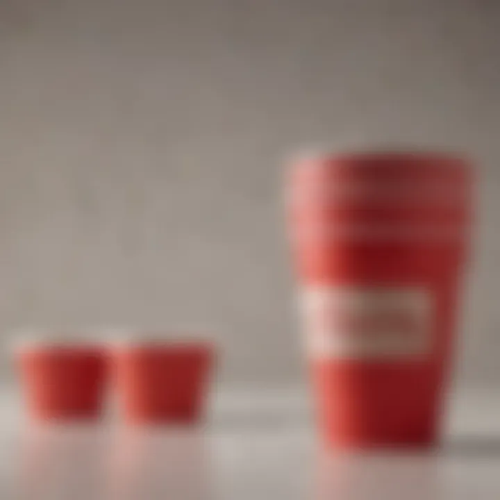 A visual comparison of Solo cups alongside eco-friendly alternatives