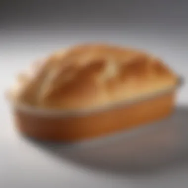 Distinctive Design of the Kaiser Bread Pan Close-up view of a Kaiser bread pan showcasing its unique shape and design.