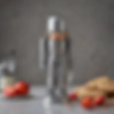 Sleek Design of the Oxo Nutcracker Close-up of the Oxo Nutcracker showcasing its sleek design and ergonomic grip.
