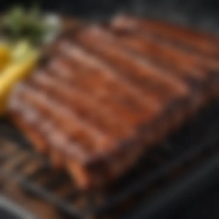 Perfectly grilled ribs using the Weber Smokey Mountain Rib Rack